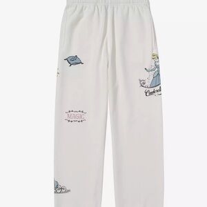Cinderella White and Blue Graphic Sweatpants